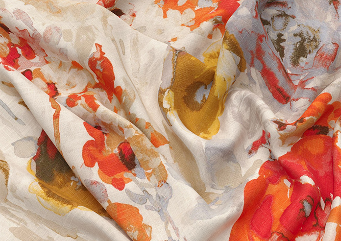 Harper, Burnt Orange - Twist&Fit Roman Blind - Image 4